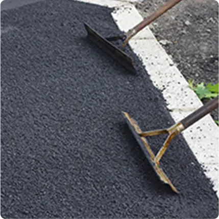 駐車場施工種類02：アスファルト舗装を表す画像