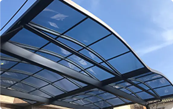 カーポート施工種類03：合掌タイプを表す画像