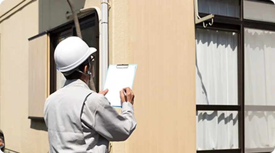 特徴01：個別敷地調査による最適設計を表す画像